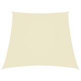 Vidaxl Sunshade Trapezium 3 4x3 M Oxford Tissu Cream -Colored