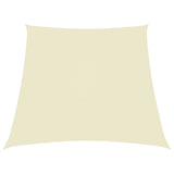 Vidaxl Zonnezeil Trapezium 3 5x4 M Oxford Tissu Cream -Colored