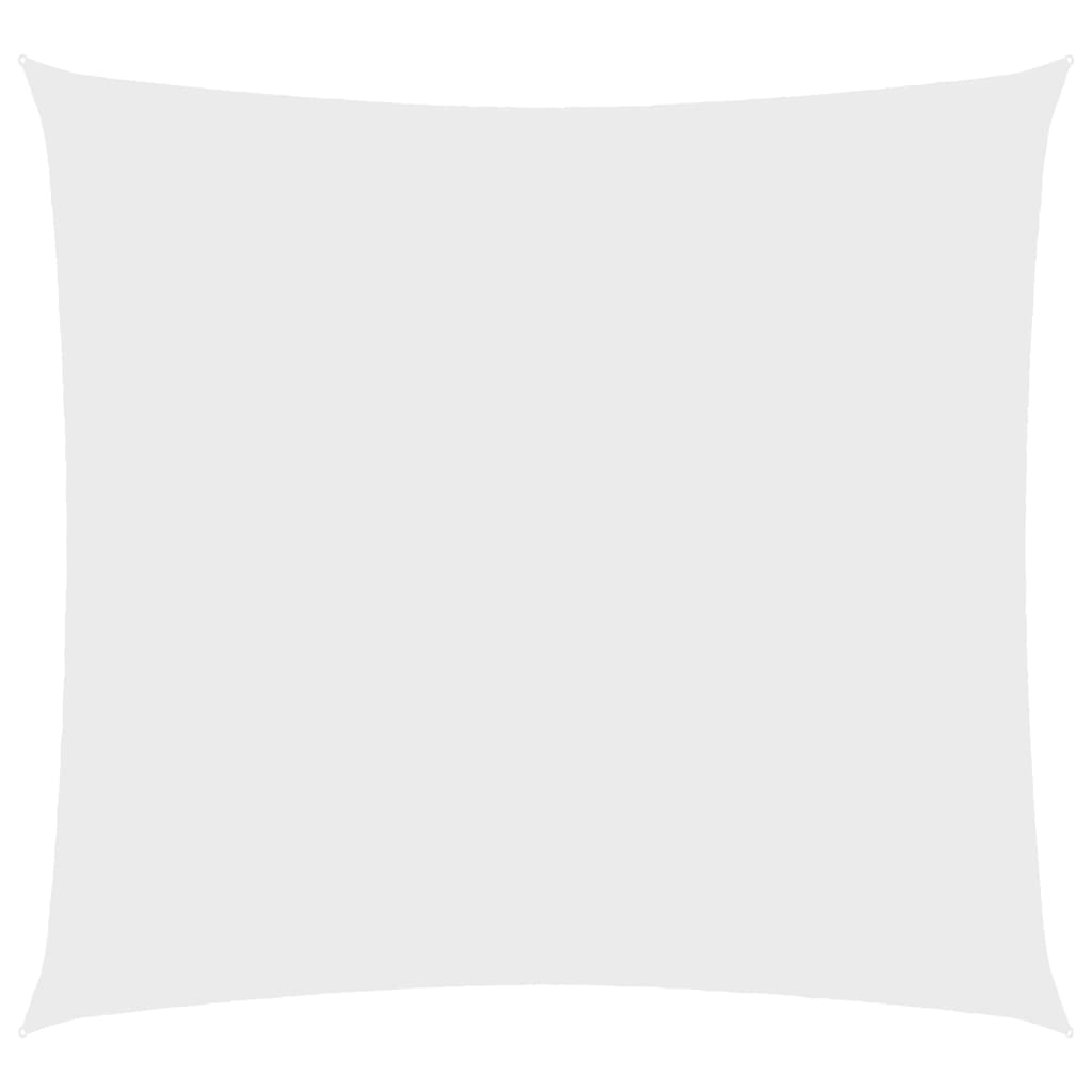 Vidaxl Sunshade Square 3,6x3,6 m Oxford tissu blanc