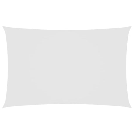 Vidaxl Sunshade rectangulaire 2,5x5 m oxford tissu blanc