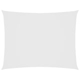 Vidaxl Sunshade rectangular 3x4 m oxford tissu blanc