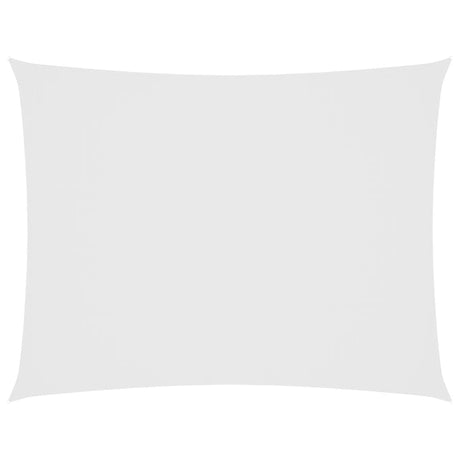 Vidaxl Sunshade rectangular 3x4 m oxford tissu blanc