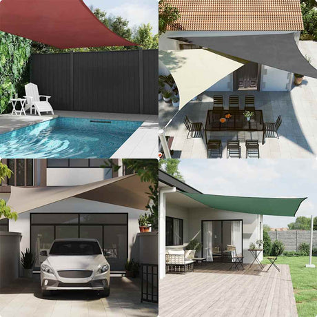 Vidaxl Sunshade rectangular 3x4,5 m tissu oxford blanc