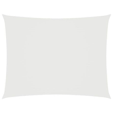 Vidaxl Sunshade rectangular 3x5 m oxford tissu blanc