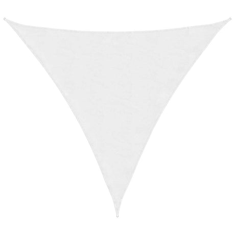 Vidaxl Sunshade triangulaire 4x4x4 m Oxford tissu blanc