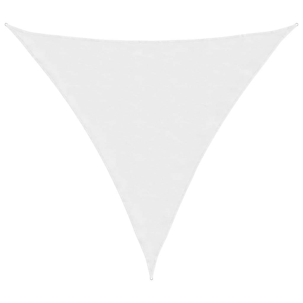 Vidaxl Sunshade triangulaire 4.5x4.5x4,5 m Oxford tissu blanc