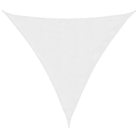 Vidaxl Sunshade triangulaire 5x5x5 m Oxford tissu blanc
