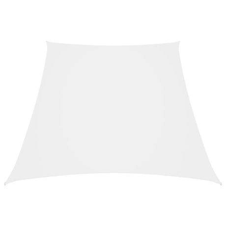 Vidaxl Zonnezeil Trapezium 2 4x3 M Oxford tissu blanc