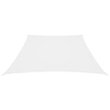 Vidaxl Sunshade Trapezium 3 4x3 M Oxford tissu blanc