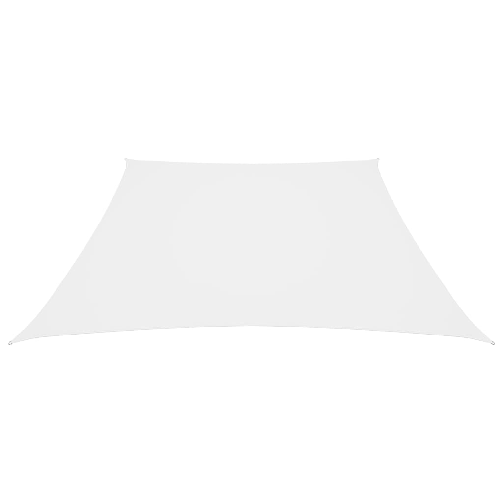 Vidaxl Zonnezeil Trapezium 3 5x4 M Oxford tissu blanc