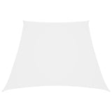 Vidaxl Sunshade Trapezium 4 5x4 M Oxford tissu blanc