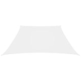 Vidaxl Sunshade Trapezium 4 5x4 M Oxford tissu blanc