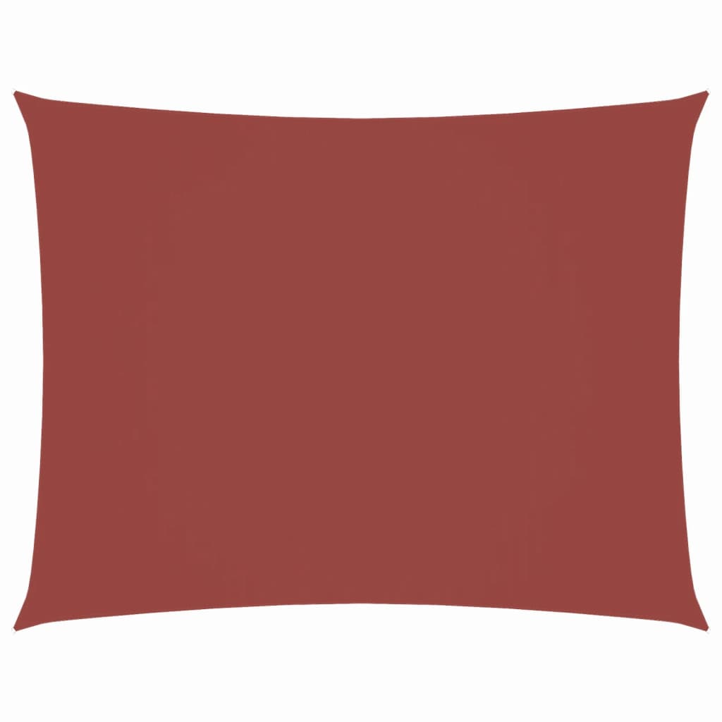 Vidaxl Sunshade Rectangular 2x3,5 M Oxford Tissu Terracotta -Colored