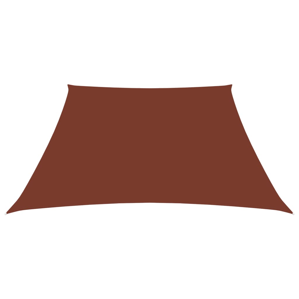 Vidaxl Zonnezeil Trapezium 2 4x3 M Oxford Tissu Terracotta -Colored