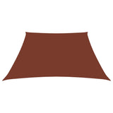 Vidaxl Zonnezeil Trapezium 2 4x3 M Oxford Tissu Terracotta -Colored