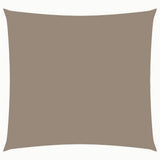 Vidaxl Sunshade Square 5x5 m Oxford tissu taupe