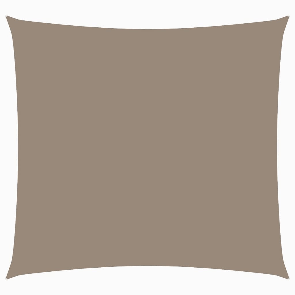Vidaxl Sunshade Square 6x6 m Oxford tissu taupe