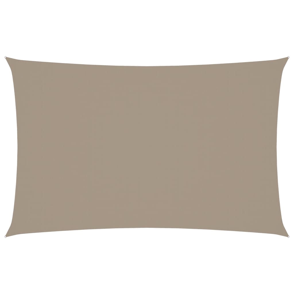 Vidaxl Sunshade Rectangular 2x5 M Oxford Fabric Taupe