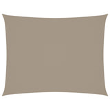 Vidaxl Sunshade rectangulaire 2,5x4 m oxford tissu taupe