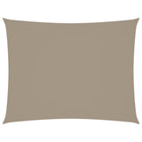 Vidaxl Sunshade rectangulaire 3x6 m oxford tissu taupe