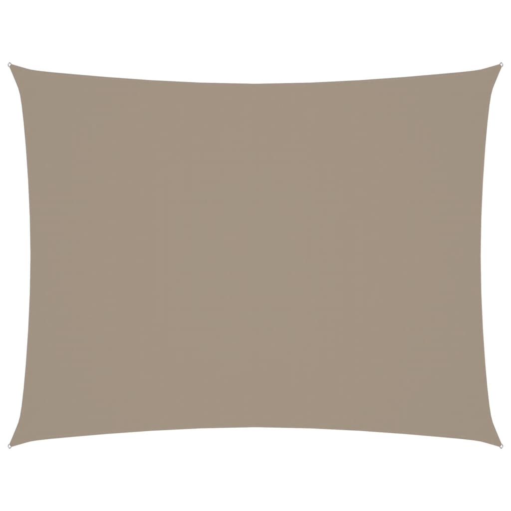 Vidaxl Sunshade Rectangular 3.5x4.5 m Oxford Fabric Taupe