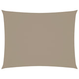 Vidaxl Sunshade Rectangular 3.5x5 M Oxford Fabric Taupe