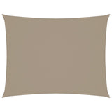 Vidaxl Sunshade rectangulaire 3,5x5 m oxford tissu taupe