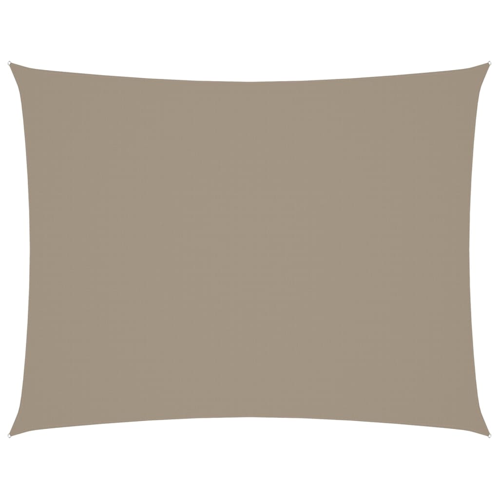 Vidaxl Sunshade rectangulaire 4x5 m oxford tissu taupe