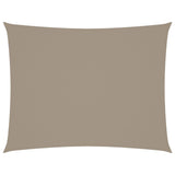 Vidaxl Sunshade rectangulaire 5x7 m oxford tissu taupe