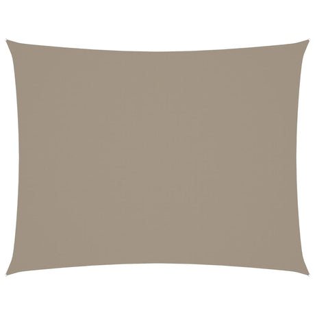 Vidaxl Sunshade rectangulaire 5x7 m oxford tissu taupe