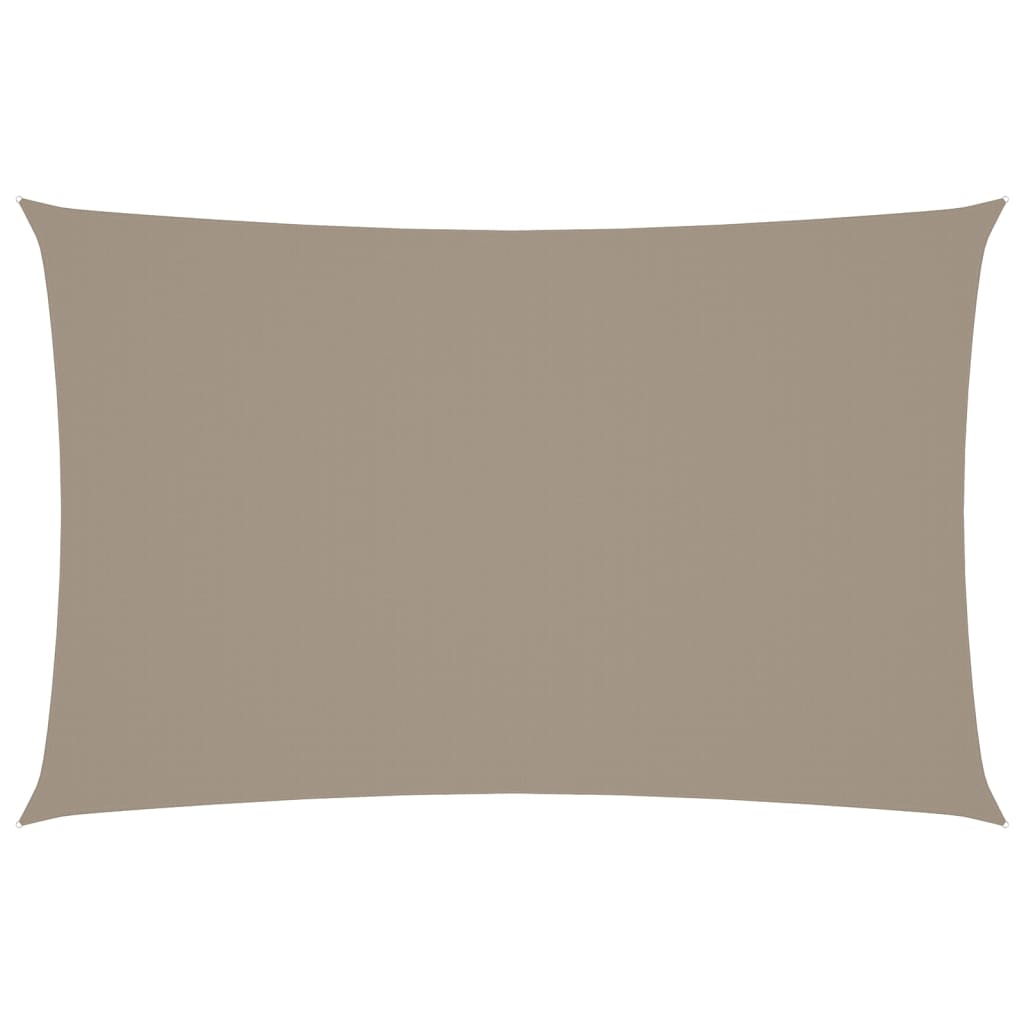 Vidaxl Sunshade prostokątny 5x8 m Oxford Fabric Taupe