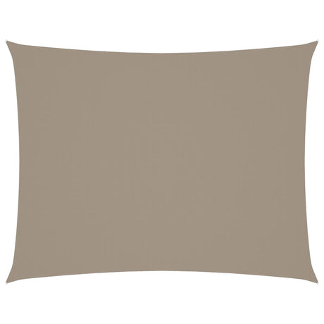 Vidaxl Sunshade rectangulaire 6x7 m oxford tissu taupe