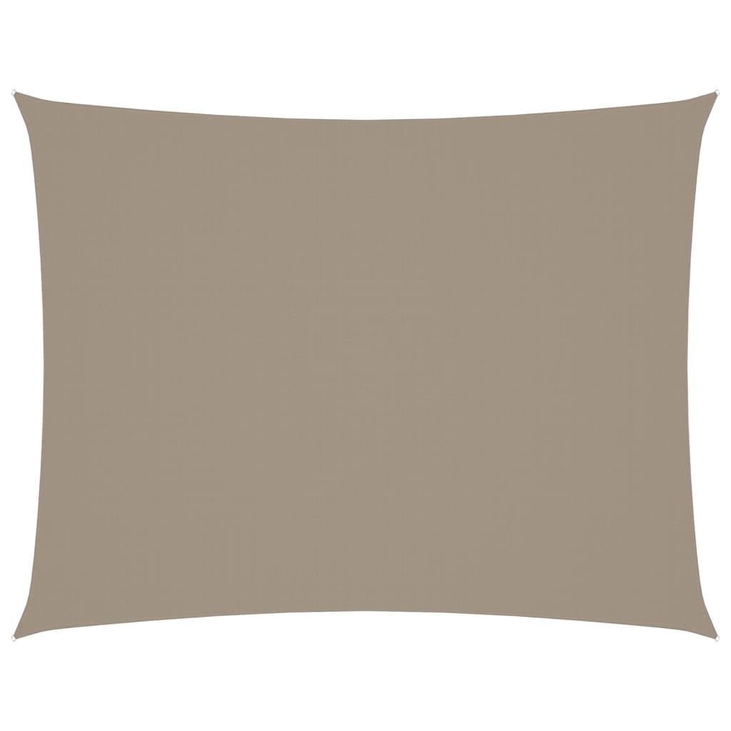 Vidaxl Sunshade Rectangular 6x7 M Oxford Fabric Taupe