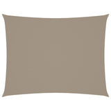 Vidaxl Sunshade rectangulaire 6x8 m oxford tissu taupe
