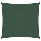 Vidaxl Sunshade Square 2x2 M Oxford Tissu vert foncé