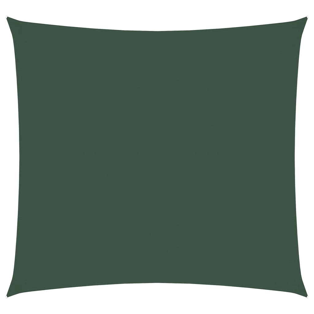 Vidaxl Sunshade Square 2.5x2.5 m Oxford Fabric Dark Green