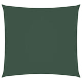 Vidaxl Sunshade Square 2.5x2.5 m Oxford Fabric Dark Green