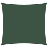 Vidaxl Sunshade Square 4,5x4,5 m Oxford tissu vert foncé