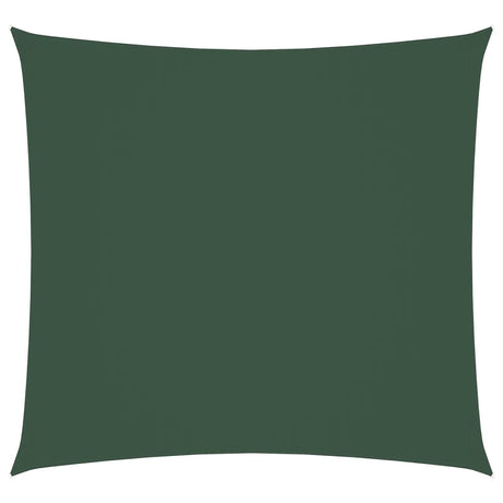 Vidaxl Auvent carré 5x5 m Oxford tissu vert foncé
