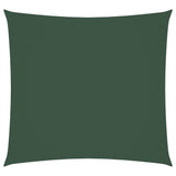 Vidaxl Sunshade Square 7x7 M Oxford Tissu vert foncé