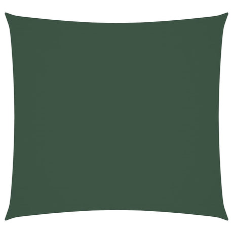 Vidaxl Sunshade Square 7x7 M Oxford Tissu vert foncé