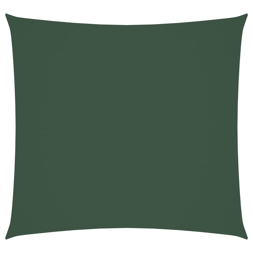 Vidaxl Sunshade Square 7x7 m Oxford Fabric Dark Green