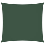 Vidaxl Sunshade Square 7x7 M Oxford Fabric Dark green