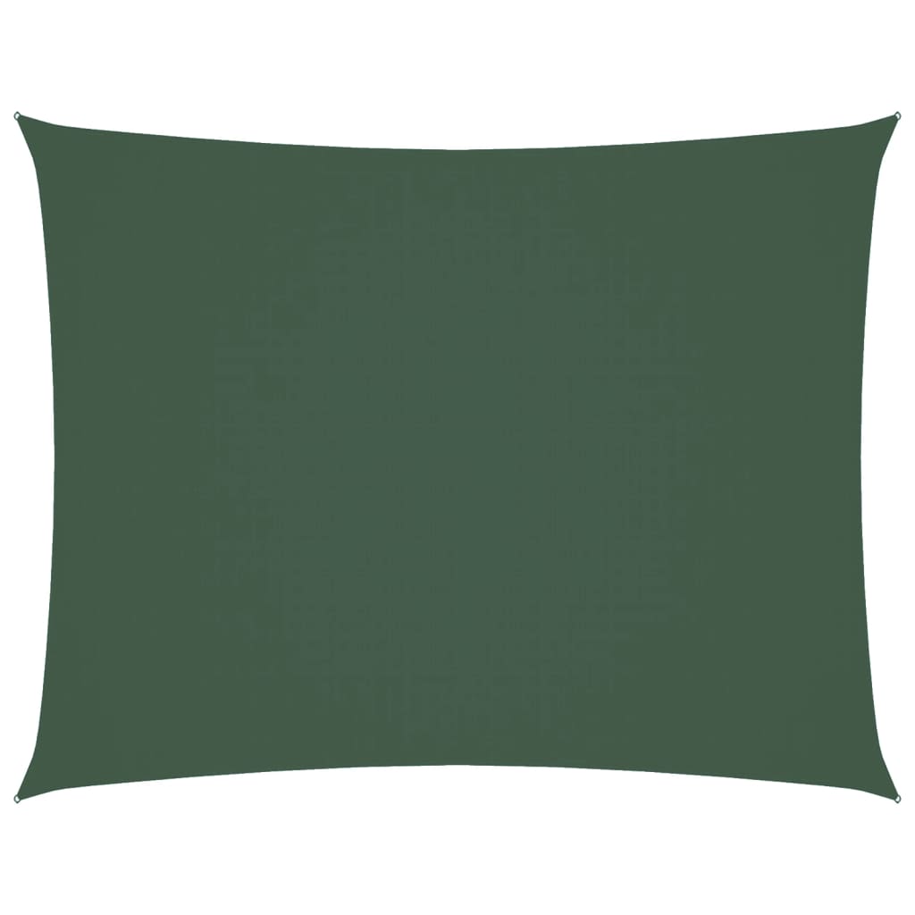 Vidaxl Shadow Cloth Rectangular 2x3 M Oxford Fabric Dark Green