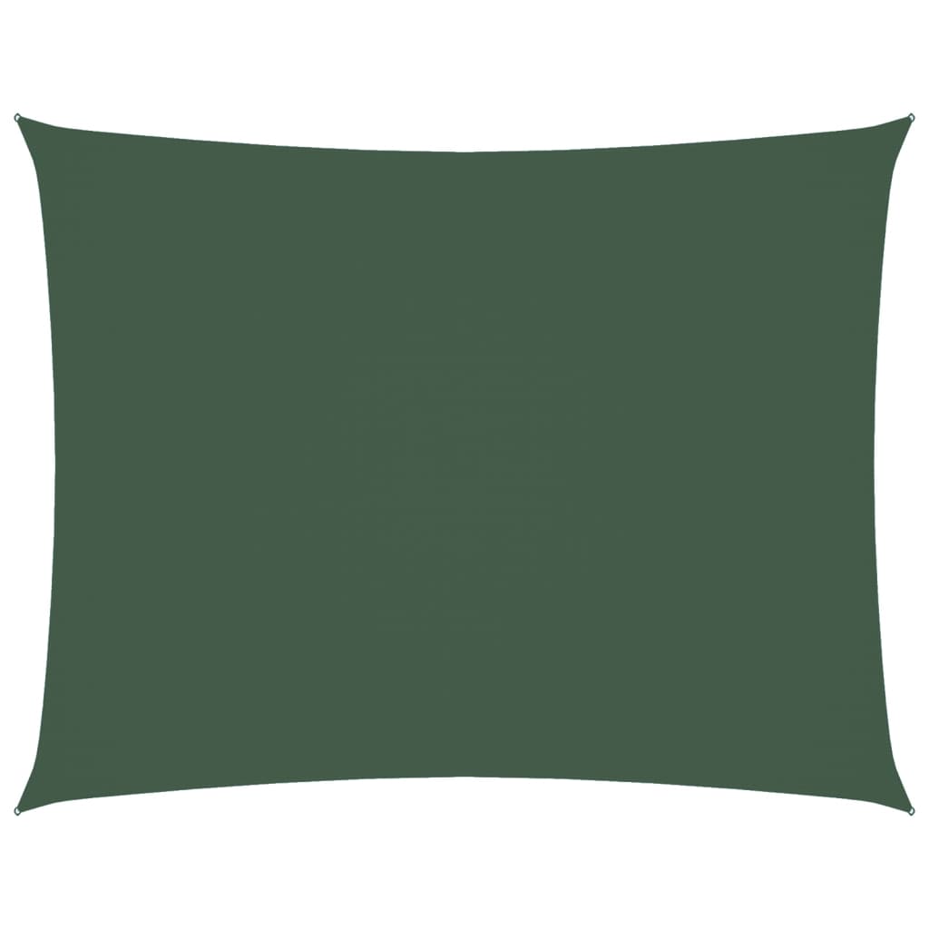 Vidaxl Sunshade Rectangular 2x3.5 m Oxford Fabric Dark Green