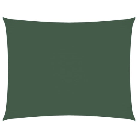 Vidaxl Sunshade Rectangular 2x3,5 M Oxford Tissu vert foncé