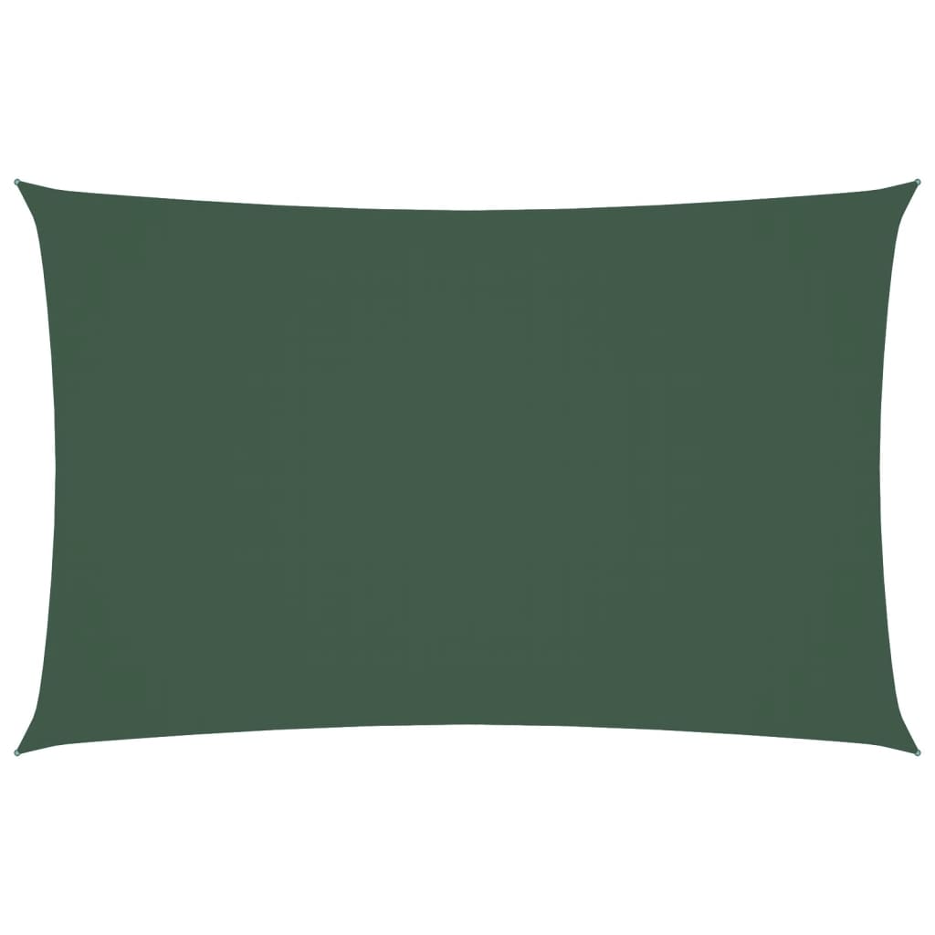 Vidaxl Sunshade Rectangular 2x5 m Oxford Fabric Dark Green