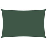 Vidaxl Sunshade rectangulaire 2,5x5 m Oxford tissu vert foncé