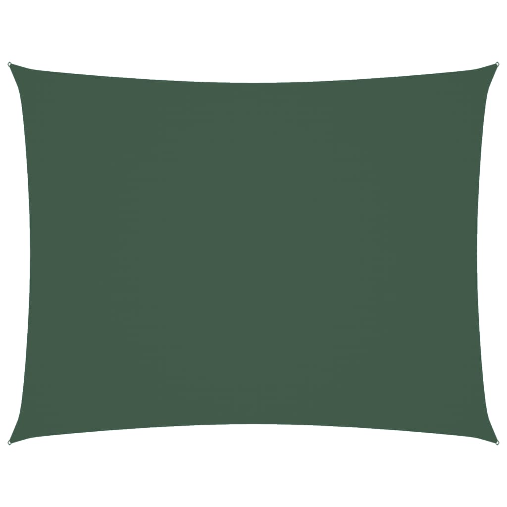 Vidaxl Sunshade Rectangular 3x4 M Oxford Fabric Dark Green