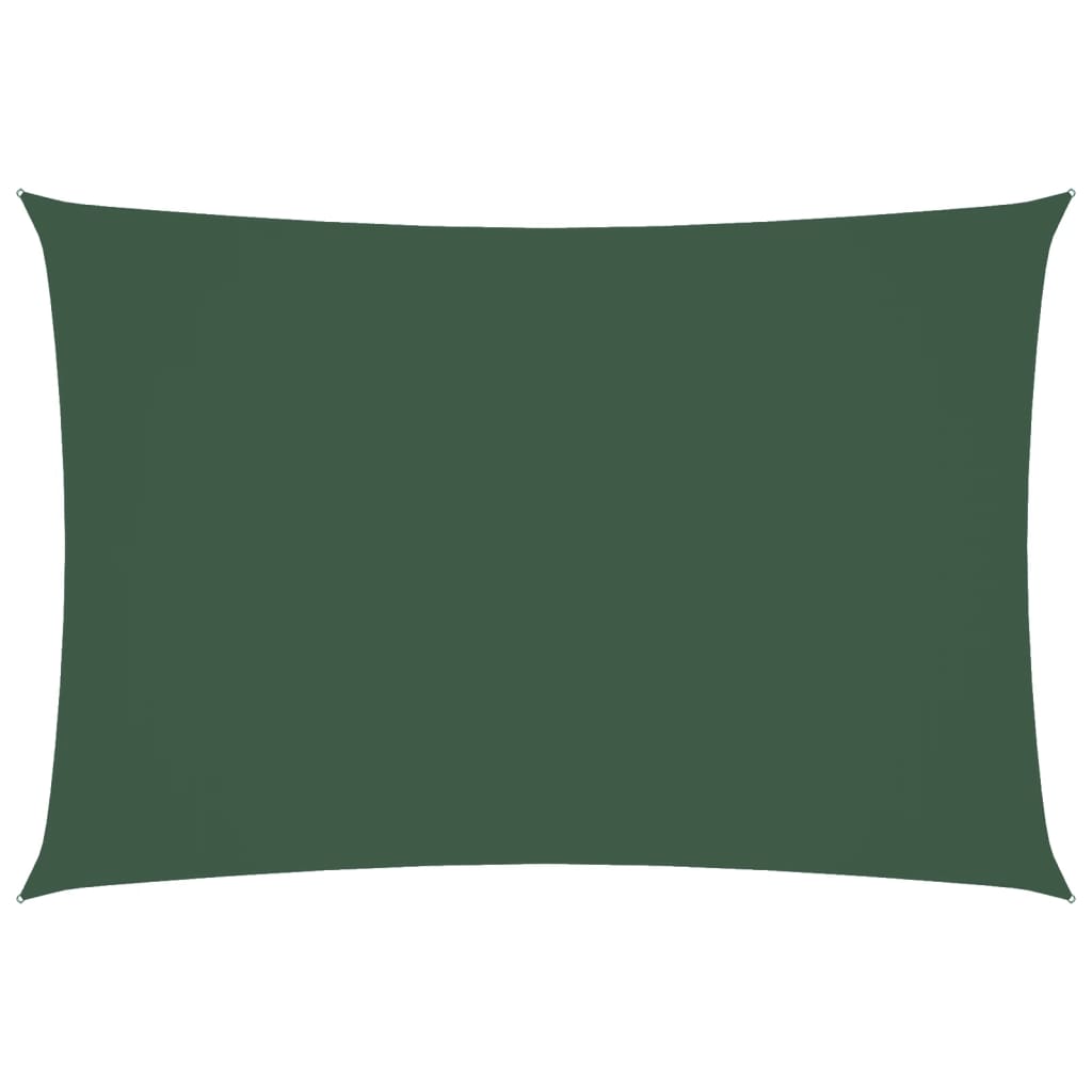 Vidaxl Sunshade rectangulaire 3x5 m Oxford tissu vert foncé